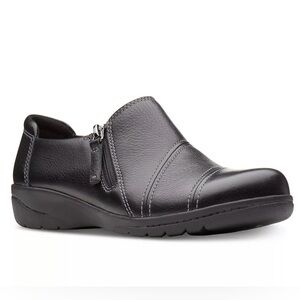 Collection by Clarks Women’s 8 Cheyn Clay Casual Leather Loafer Shoes